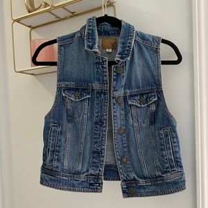 American Eagle denim vest
